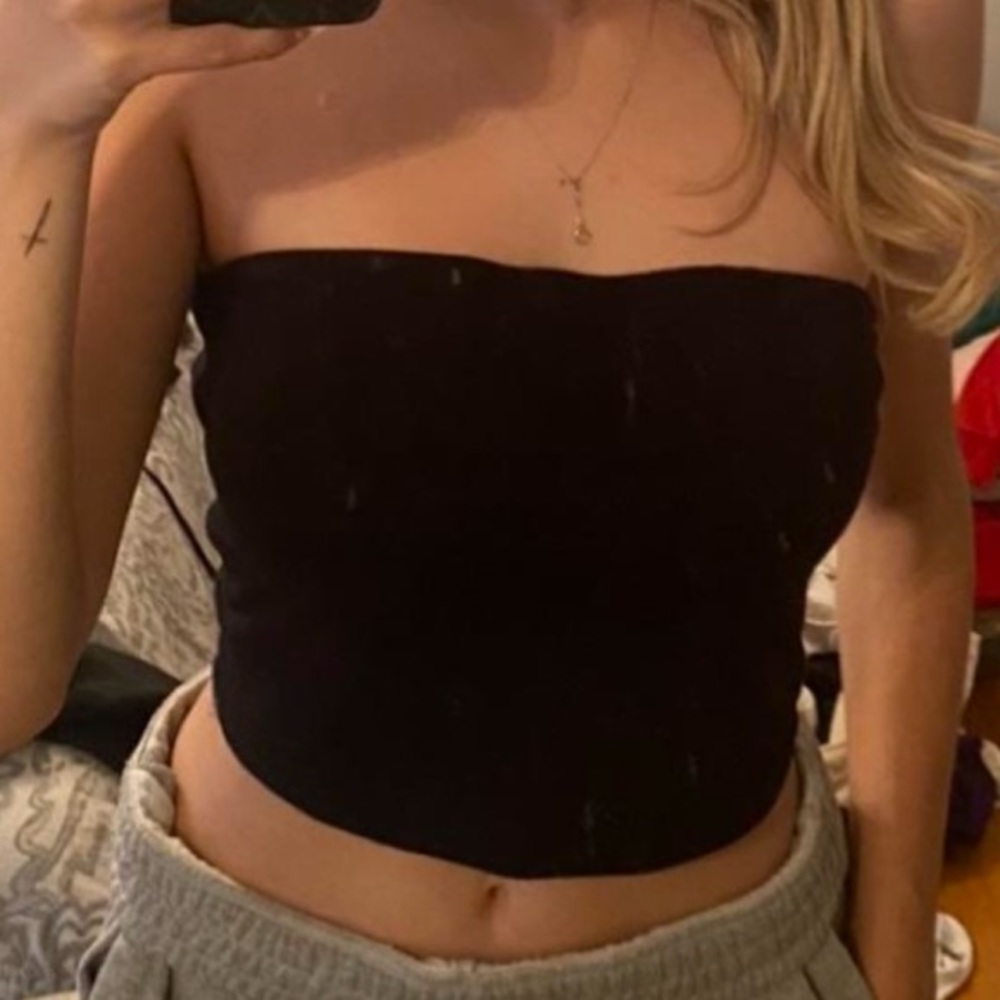 black tube top